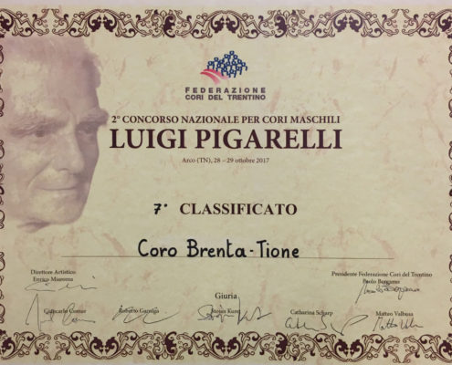 Diploma 7 classificato
